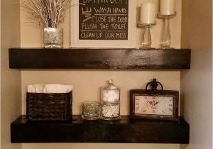 How to Decorate A Half Wall Ledge Pin by Ganna Kidd On Bath Pinterest Bathroom Floating Shelves