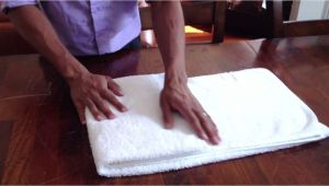 How to Fold towels Like A Hotel Fancy How to Fold A towel Like they Do at Hotels Youtube