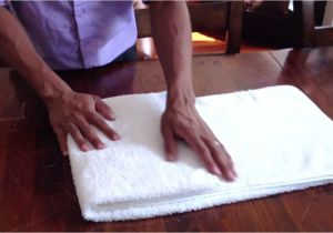 How to Fold towels Like A Hotel Fancy How to Fold A towel Like they Do at Hotels Youtube