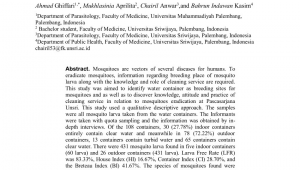 How to Get Rid Of Mosquito Larvae In Standing Water Pdf Identification Of Mosquito Larva In Water Containers In Line