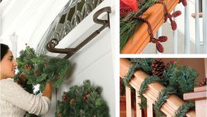 How to Hang Garland Around Front Door with Vinyl Siding How to Hang Garland Improvements Blog