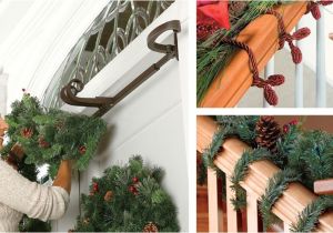 How to Hang Garland Around Front Door with Vinyl Siding How to Hang Garland Improvements Blog