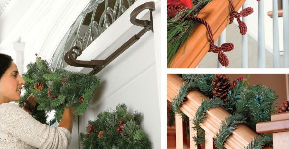 How to Hang Garland Around Front Door with Vinyl Siding How to Hang Garland Improvements Blog