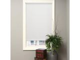 How to Lower Cordless Mini Blinds Hampton Bay White Cordless Room Darkening 6 Mil Vinyl Roller Shade