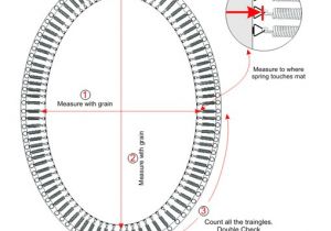 How to Measure Trampoline Mat Trampoline True Oval Mat by Mat Measurement