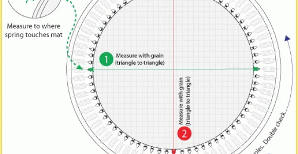 How to Measure Trampoline Mat True Oval Trampoline Mat order by Frame Measurement