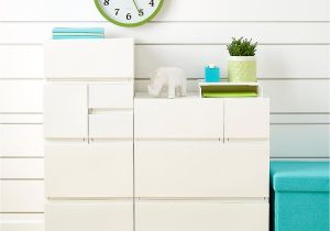 How to Pick A Filing Cabinet Lock with Paperclips White Opaque Modular Stackable Drawers the Container Store