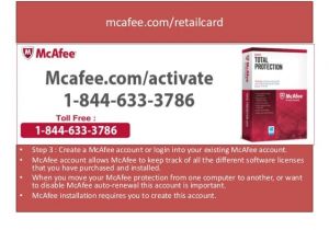 Http Www Mcafee Com Activate Mcafee Retail Card 1844 633 3786 Www Mcafee Com