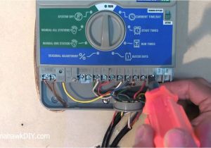 Hunter Pro C Sprinkler Controller Manual How to Install Wire A Sprinkler Controller Youtube