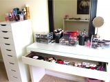 Ikea Alex Drawer Desk Dupe Bedroom Interesting Ikea Makeup organizer for Your Bedroom Design