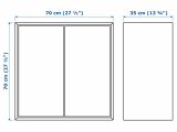 Ikea assembly Instructions for Discontinued Items Eket Cabinet W 2 Doors and 1 Shelf White 70 X 35 X 70 Cm Ikea