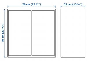 Ikea assembly Instructions for Discontinued Items Eket Cabinet W 2 Doors and 1 Shelf White 70 X 35 X 70 Cm Ikea