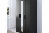 Ikea Brimnes Wardrobe with 3 Doors Black Ikea Brimnes Wardrobe with 3 Doors Adjustable Hinges Ensure that the