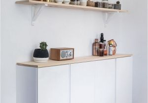 Ikea butcher Block Floating Shelves Ivar Hack One Cabinet Five Looks S H E L F L I F E Pinterest