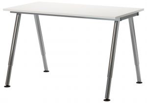 Ikea Galant Desk Extension Instructions Galant Desk White A Leg Chrome Plated Ikea New Workroom