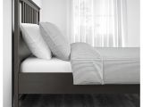Ikea Slatted Bed Base Vs Box Spring Hemnes Bed Frame Queen Black Brown Ikea