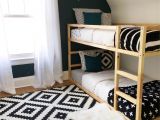 Ikea Stuva Bunk Bed Hack Ikea Kura Hack Kids Room Monochromatic Gender Neutral Kids Room