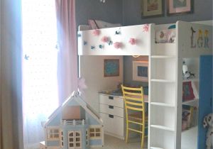 Ikea Stuva Loft Bed Hack Awesome Idea for My Older Daughter Maybe Remove the Desk and Put My