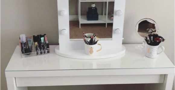 Ikea Vanity Table with Mirror and Bench Make Up Vanity Inspiration the Malm Dressing Table Was Purchased