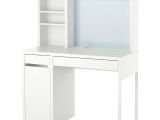 Ikea White Dressing Table with Mirror and Stool Computer Desks Workstations Ikea