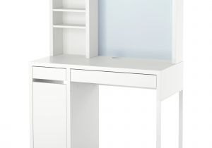 Ikea White Dressing Table with Mirror and Stool Computer Desks Workstations Ikea