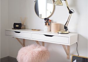 Ikea White Dressing Table with Mirror and Stool Scandi Dressing Table Home Ideas Bedroom Room Decor Room