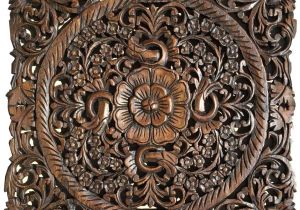 Indian Carved Wood Wall Art 20 top Tree Of Life Wood Carving Wall Art Wall Art Ideas