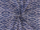 Indigo Mudcloth Fabric by the Yard 5 Yard Indigo Hand Dyed Block Print Cotton Sewing Fabric