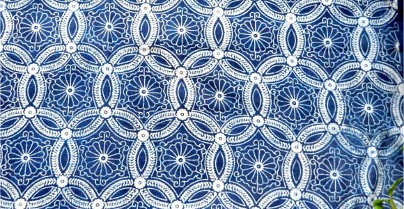 Indigo Mudcloth Fabric by the Yard Moroccan Design Indigo Fabric Mudcloth Block Print Fabric by Etsy