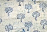 Indigo Mudcloth Fabric by the Yard Tree Design White Indigo Fabric Mudcloth Block Print Fabric by Etsy