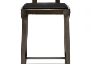 Industry West Octane Bar Stool Counter Bar Stool Industrial Modern Metal and Leather Stool