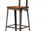 Industry West Octane Bar Stool Octane Bar Stool with A Wood Seat