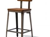 Industry West Octane Bar Stool Octane Bar Stool with A Wood Seat