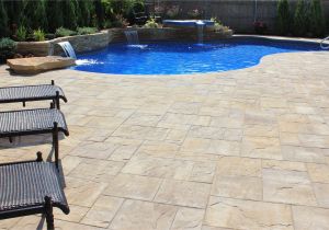 Inground Pools Columbia Sc Cambridge Ledgestone Xl Sahara Chestnut Lite Paver Pool Patio