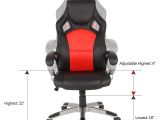 Inland Racer Gaming Chair Racing Style Executive High Back Ergonomic Gaming Chair