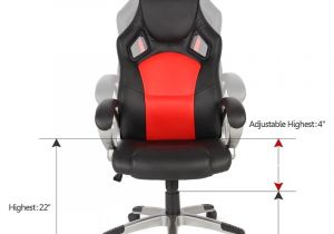 Inland Racer Gaming Chair Racing Style Executive High Back Ergonomic Gaming Chair