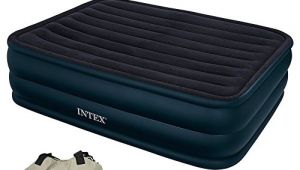 Intex Air Mattress Losing Air Intex 66718 Raised Queen Air Bed with Built In Electric