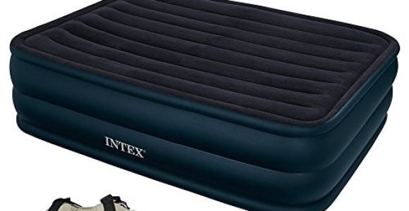 Intex Air Mattress Losing Air Intex 66718 Raised Queen Air Bed with Built In Electric