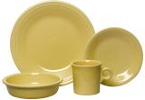 Is Fiesta Dinnerware Microwave Safe Fiesta 4 Piece Place Setting Tangerine Amazon Ca Home Kitchen