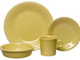 Is Fiesta Dinnerware Microwave Safe Fiesta 4 Piece Place Setting Tangerine Amazon Ca Home Kitchen