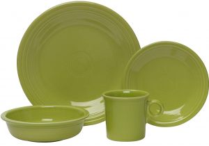 Is Fiesta Dinnerware Microwave Safe Fiesta 4 Piece Place Setting Tangerine Amazon Ca Home Kitchen