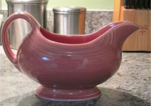 Is Fiestaware Microwave Safe Fiesta Ware 1950s Rose Gravy Sauce Boat Fiesta Ware Pinterest