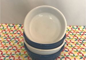 Is Fiestaware Microwave Safe Fiestaware Small Bowl Fiesta Lapis White 14 Oz Cereal Bowls Lot Of 4