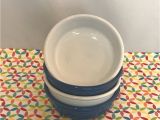 Is Vintage Fiestaware Microwave Safe Fiestaware Small Bowl Fiesta Lapis White 14 Oz Cereal Bowls Lot Of 4