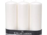 Ivory Pillar Candles Bulk White Unscented Pillar Candles 3 X 8 3 Per Pack D1162 92 3×8