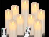 Ivory Pillar Candles In Bulk 2019 Flameless Candles Flickering Battery Operated Candles 4 5 6 7 8