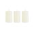 Ivory Pillar Candles In Bulk Mega Candles 3 Pcs Unscented Ivory Round Pillar Candle Hand Poured