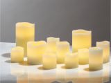 Ivory Unscented Pillar Candles Bulk Amazon Com Flameless Pillar and Votive Candle Set Real Wax