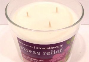 Ivory Unscented Pillar Candles Bulk Bath Body Works Stress Relief Eucalyptus Tea Candle 3 Wick 14 5 Oz