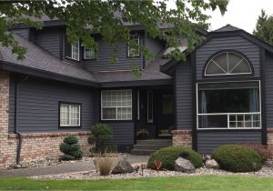 James Hardie Aged Pewter Sherwin Williams We Painted the Garage This Color Over the Weekend Peppercorn